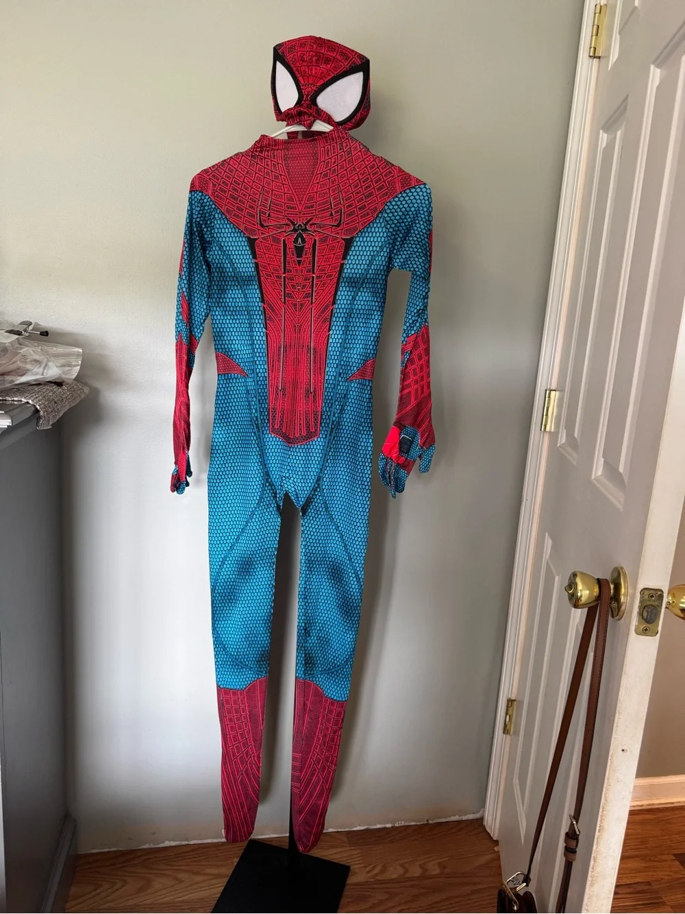 Blue and Red Kids Superhero Spider Costume
